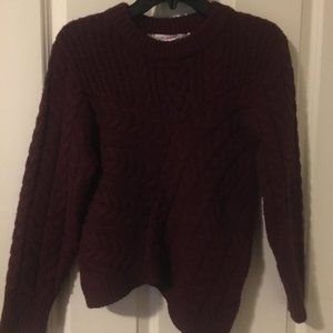 Chelsea & Violet burgundy sweater